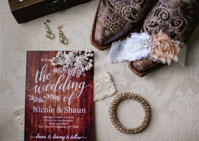 rustic wedding details